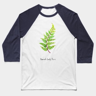 eared lady fern watercolor Baseball T-Shirt